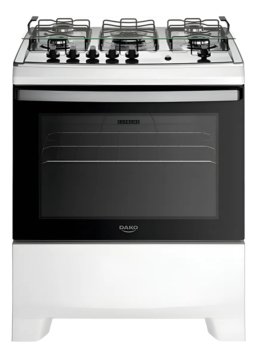 Fogão A Gás Dako Supreme 5 Bocas Tc Com Tampa Bco-bivolt
