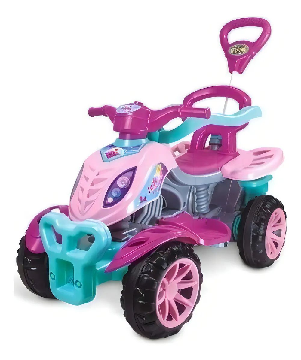 Carrinho De Passeio Infantil Quadriciclo Lady Star Maral Cor Rosa