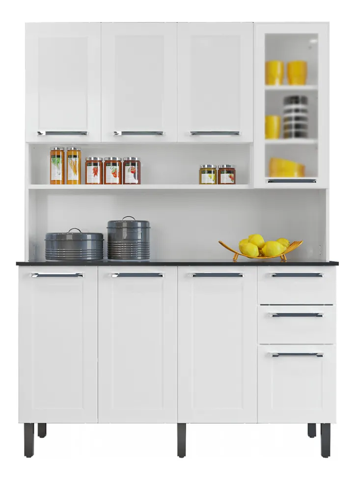 Itatiaia florença alacena cozinha cor branco neve