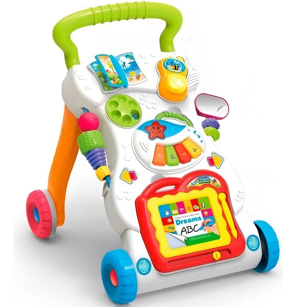Andador Didático Infantil Educativo 8 Brinquedos Baby Style HE0801