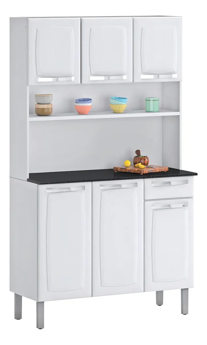 Kit Cozinha Itatiaia Rose Compacta Branco I3g1-105