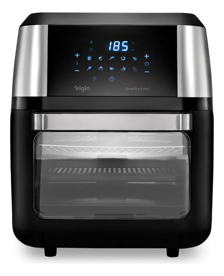 Fritadeira Air Fryer Oven Fry 4 em 1 12l Frita Sem Óleo Assa Desidrata e Reaquece Bivolt 110/220v Elgin