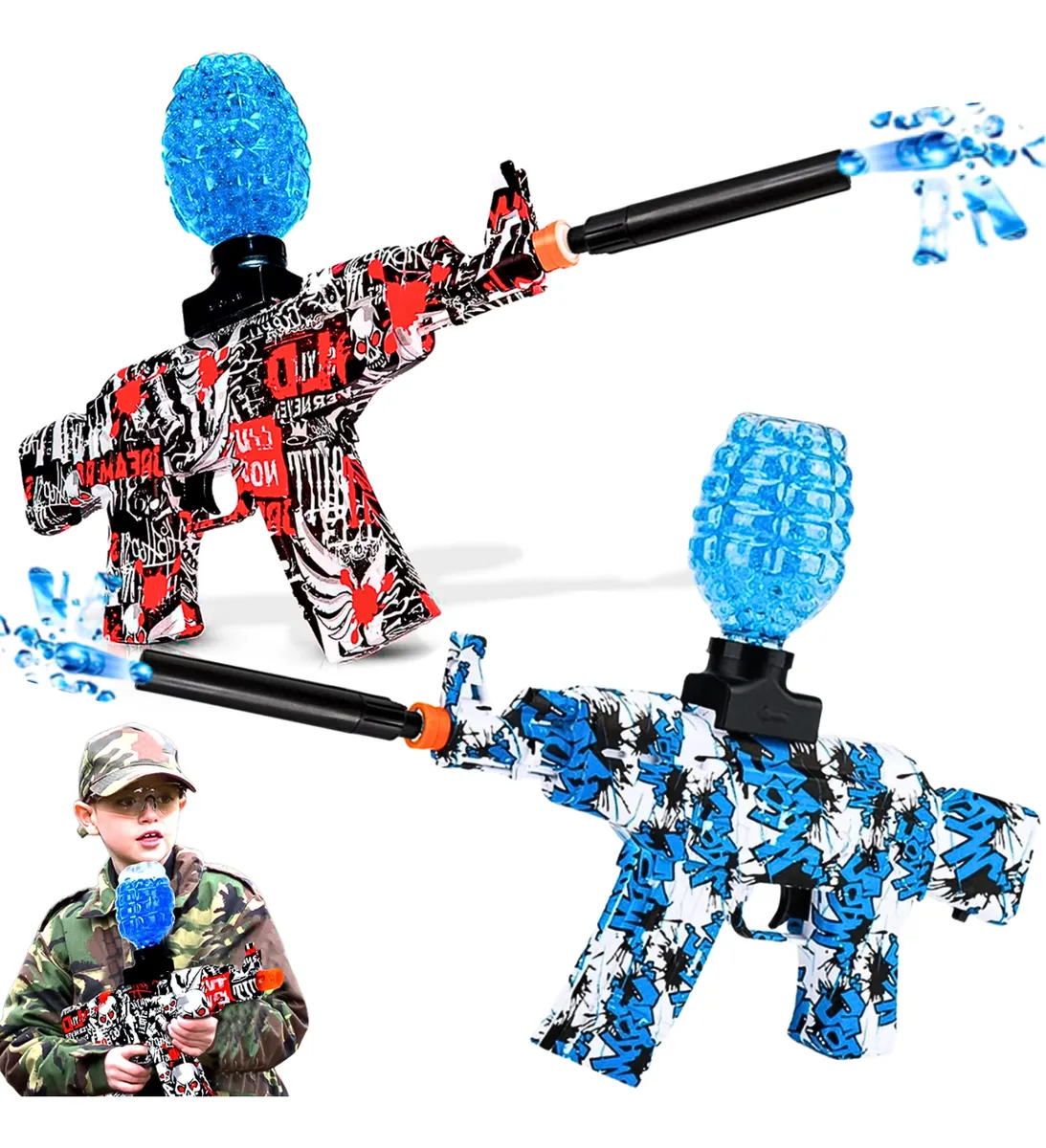 Arminha Bolinha Gel Automática Arma Brinquedo Elétrica