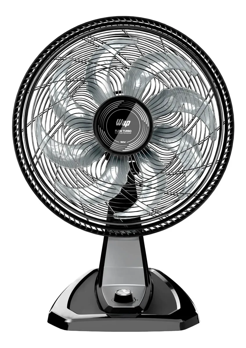 Ventilador de Parede e Mesa WAP FLOW TURBO com 8 Pás 3 Velocidades 220v 127V