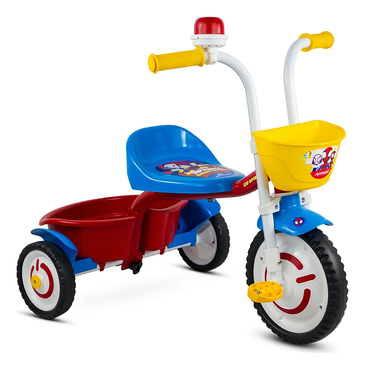 Triciclo Infantil Motoca Homem Aranha Nathor Spider Cor Colorido