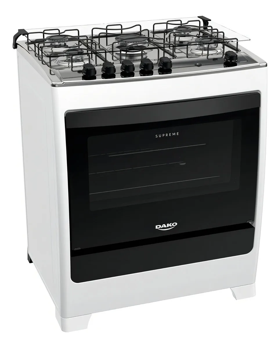 Fogão Dako Supreme 5Q com porta com visor 127/220V - branco